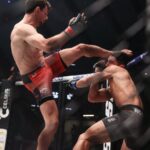 Olivier Aubin-Mercier Instagram - Je voulais prendre un moment pour remercier tous ceux qui m'ont soutenu lors de mon dernier combat. Avant tout, je voudrais remercier mon coach Richard HO du @h2omma qui a été présent à chaque étape de ma préparation et plus encore. Merci à mon coach @firas_zahabi du @tristargym_mtl , pour l'expérience et l'expertise apportées. Merci aussi à Marc-André Wilson du @myologik_performance , mon préparateur physique, de m'avoir aidé à être au top de ma forme physique. Merci à mon physiothérapeute @maxhanna83 de m'avoir aidé à récupérer de mes blessures pour être à 100% lors du combat. Shout out à mes sponsors, @repairedugentleman et @wecook , merci beaucoup de votre soutien et merci de faire partie de l'équipe. Enfin, merci à vous autres les chums ! Vous êtes les meilleurs. / I wanted to take a moment to thank everyone who supported me during my last fight. First and foremost, I want to thank my coach Richard HO from H2O MMA who was by my side at every step of my preparation and more. Thank you to my coach Firas Zahabi from Tristar for the experience and expertise brought to the table. Thank you as well to Marc-André Wilson from Myologik Performance, my strength and conditioning coach, for helping me be in top physical shape. Thank you to my physiotherapist Max Hanna for helping me recover from my injuries and be at 100% for the fight. Shout out to my sponsors, Le Repaire Du Gentleman and Wecook, thank you very much for your support and for being part of the team. Finally, thank you guys ! You the best.