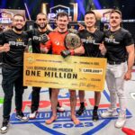 Olivier Aubin-Mercier Instagram - Eight done. Zero to go. Im the champ champ. Merci à tous et à toutes d'être venus à Washington, d'avoir suivi le combat à la télé ou de manière illégale. Merci du soutien que vous m'avez apporté ces dernières années. Je viens de devenir double champion avec 10 victoires et aucune défaite dans la PFL et sans vous, cela aurait été plus difficile. Ce n'est pas un secret, je suis fatigué, et je suis heureux de pouvoir enfin prendre un bon repos. Je ne sais pas si je reviendrai, mais je serais satisfait de terminer ma carrière ainsi. En 13 ans, ce sport m'a apporté tant de beaux souvenirs, de rencontres marquantes et d'histoires incroyables. J'ai hâte de regarder en arrière et de me dire : "TABARNAK, QUE J'AI ÉTÉ UN BEAU DÉBILE." Un beau débile fier. Pendant ce dernier camp, de nombreuses personnes m'ont aidé, et je souhaiterais les remercier. En premier lieu, je tiens à exprimer ma profonde gratitude à mon entraîneur Richard HO, ainsi qu'à Kevin Lan du H2O MMA qui ont été présents à chaque étape de ma préparation, jusqu'à la cage. Un grand merci également à mon entraîneur, Firas Zahabi du Tristar, pour son expérience et son expertise inestimables. Merci à Michael Dufort, Fred Dupras, Pierre-Olivier Leclerc et à mes partenaires d'entraînement qui m'ont tant aidé cette année. Merci à Marc-André Wilson de Myologik Performance, mon préparateur physique, qui m'a aidé à atteindre un niveau de forme physique optimal et à prévenir les blessures. Merci à mon physiothérapeute, Max Hanna, qui m'a aidé à récupérer de mes rares blessures afin que je puisse être à 100 % pour le combat. Un petit clin d'œil à mes sponsors, Cybersécurité Mathieu Fluet, Le repaire du Gentleman, Recap et Bet99. Je vous suis extrêmement reconnaissant pour votre soutien et votre contribution à mon équipe. Merci à vous, mes amis, vous êtes tout simplement les meilleurs. Et finalement, merci à ma famille, à ma compagne et à ma fille aînée. Vous m'avez énormément soutenu pour terminer ma carrière en beauté. Vous m'avez supporté, toléré et aimé pendant deux années difficiles. Je vous aime et merci ❤️ / English in the comment section