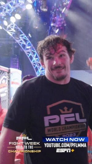 Olivier Aubin-Mercier Instagram - @oliaubin just keeps getting better ⬆️🏆

▶️ Episode 33 of 2023 PFL Fight Week: Road to the #PFLWorldChampionship is out now on the PFL MMA YouTube Channel

🔗in the bio | #PFLPlayoffs