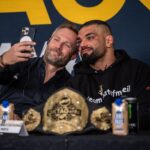 Ondřej Novotný Instagram - Hatef Moeil je rozhodne jedinecny. Je to obrovsky, ale obrovsky kus chlapa a je s nim i sranda👍 Navzdory zraneni, ktere limitovalo jeho nejsilnejsi zbran nasel cestu k tesnemu vitestvi a tim cim si me ziskal bylo to, jak za nim porad sverepe sel🔥 #oktagon49 @hatefmoeil @oktagonmma
