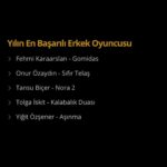 Onur Özaydın Instagram – Arkadaşlar, saat biraz geç ama şöyle güzel bir gelişme olunca paylaşmak istedim. 

Sıfır Telaş ile “Afife Tiyatro Ödülleri’nde”  Yılın En Başarılı Erkek Oyuncusu Ödülü’ne aday gösterildim🎭
@yapikrediafifetiyatroodulleri jürisine çok teşekkür ederim. Başta yönetmenim @douakal olmak üzere tüm ekip arkadaşlarıma minnettarım. @tiyatroperest_ @kursaddivarci @onrcvz @caglarkanal @arzuturk_studio @arzuturk_sculptor @ozdemir_egemen_official 

Fotoğraflara bakarsanız, dünya tatlısı arkadaşlarımın da kendi kategorilerinde aday olduklarını görebilirsiniz♥️