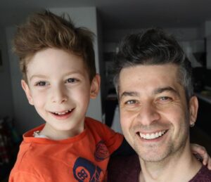 Onur Özaydın Instagram - Uzay ve Uzay’ın babası.