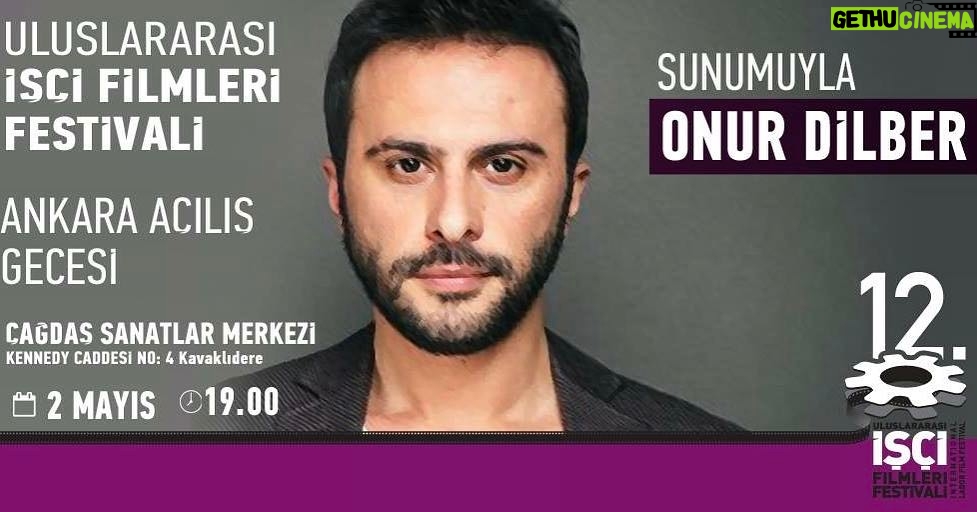 Onur Dilber Instagram - 12. Uluslararası İşçi Filmleri Festivali başlıyor.