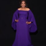 Oprah Winfrey Instagram - Just when I didn’t think another purple dress could be made, @gucci made this beauty so I could cheer @thecolorpurple cast at the @sagawards. Thank you @sabatods 💜 (📸: @maxfarago)
