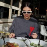 Oranicha Krinchai Instagram - Luncheon 🍋🍝 #GalaxyZFlip5 Loulou Paris Restaurant