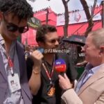 Orlando Bloom Instagram - Sneak peek of the (car dealer from Kent-ish) character I play in @granturismomovie thanks @martinbrundlef1 and @skysports had no idea we were live lol