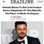 Orlando Bloom Instagram - Excited for this one, based on the novel by Maggie O’Farrell ❤️‍🔥