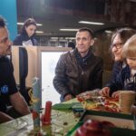Orlando Bloom Instagram - I arrived in Ukraine today for my first trip back since 2016. I would have never expected the war to have escalated throughout the country since I was there. But today I was fortunate to hear children's laughter at a @UNICEF supported Spilno center, a safe, warm and nurturing space for children to play, learn and receive psychosocial support. Spilno means 'together' in Ukrainian and there are over 180 of these centers here. The one I visited today was built deep down in the metro to ensure their safety. For a few hours every day, parents can drop off their young children and give them a sense of normalcy to play games and just be kids. There was also lots of art supplies and craft materials, which allows them to creatively express themselves, away from the pressures of growing up in a war zone. Children in Ukraine need their childhoods back. Watch this space for more on my visit @unicef_ukraine