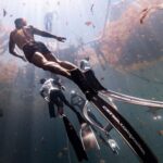 Orlando Bloom Instagram - Swimming up to see @camilajaber break her record for a 2nd time!!! 🤿🧜‍♀️🕳🐬@vertical_blue Bahamas 🇧🇸 📸: @daanverhoevenfreediver