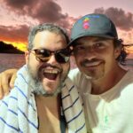 Orlando Bloom Instagram - friend’s become family 💛werk-outs 💨💦 & beach cleaning 🌴🐚🌏WILD wildlife🦎🦈🐨🐍@australia🇦🇺 you gotta lot to offer 🫵🙏☀️