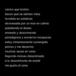 Ornella D'Elía Instagram - cosas que escribo porque la vida últimamente me parece un disparador infinito de la inspiración eterna;