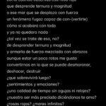Ornella D'Elía Instagram - cosas que escribo porque la vida últimamente me parece un disparador infinito de la inspiración eterna;