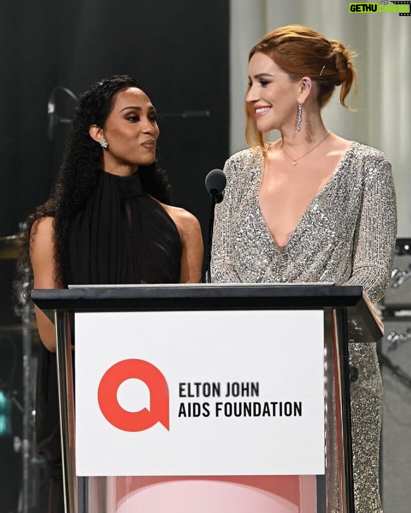 Our Lady J Instagram - Thank you @ejaf for all the work you do to support HIV prevention, education, and care. We raised over $6 million dollars at last night’s Oscars celebration!! And congrats @eltonjohn on your much deserved Oscar ♥️♥️♥️ Elton John Oscar's Party