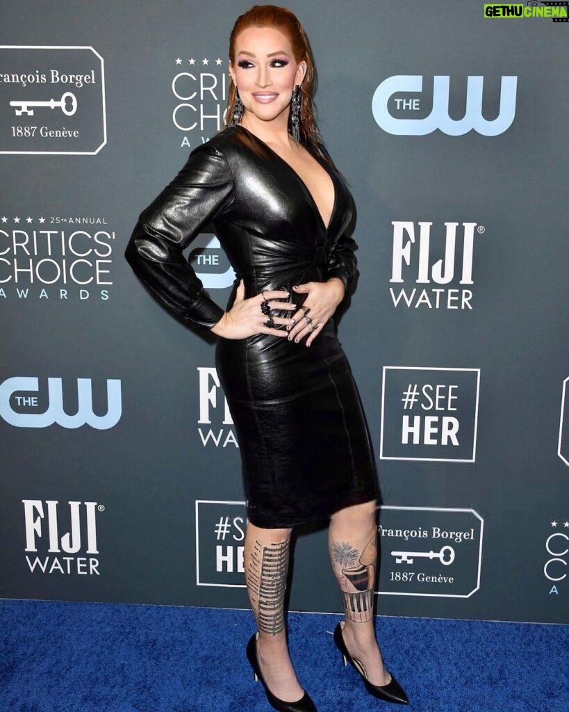 Our Lady J Instagram - Hand me my leather. #criticschoiceawards #transisbeautiful #tattoo #snatched Santa Monica, California