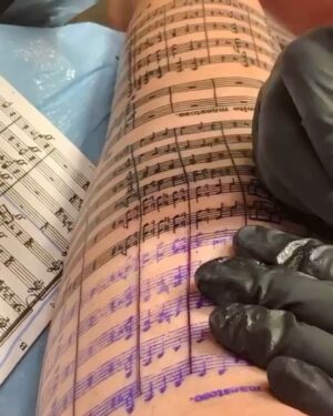 Our Lady J Instagram - For those asking about my new tattoos... here is a closer look. This one is Tchaikovsky’s first piano concerto, on me forever because music is life! Come hear me perform FEBRUARY 15 at Lincoln Center in NYC! I’ll be singing new songs I’ve been writing, along with some legit classical playing. Link in bio 🎶 🎼 🎵 🎹