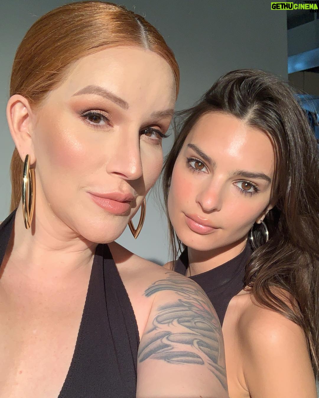 Our Lady J Instagram - Had the opportunity to shoot with the beautiful @emrata today 💗💗💗