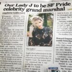 Our Lady J Instagram – Every word I write, every step I take, is in service to my community — that we will one day be able to walk freely on this planet without fear of violence, discrimination, or prejudice. Thank you for this acknowledgment, San Francisco. Let’s celebrate PRIDE June 24! 🌈🌈🌈 (📷 @troypes) San Francisco, California