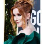 Our Lady J Instagram - What an incredible honor to be amongst all of the talent at the Golden Globes ceremony! Thank you @goldenglobes for nominating @poseonfx for best drama, and congratulations to all of the winners! And a very special thank you to my team for getting me red-carpet ready ♥️ Hairstyling: @johnnystuntz Hair color: @colorbymattrez Hair cut: @buddywporter Makeup: @palomaromo_mua Stylist: @veronica.graye Dress: @fouadsarkiscouture Jewelry: @mahrukh.akuly.jewelry Surgery: @drharrisonlee @drmossi @drdonyoo Smile: @drdanib Photos: Frazer Harrison/Jon Kopaloff