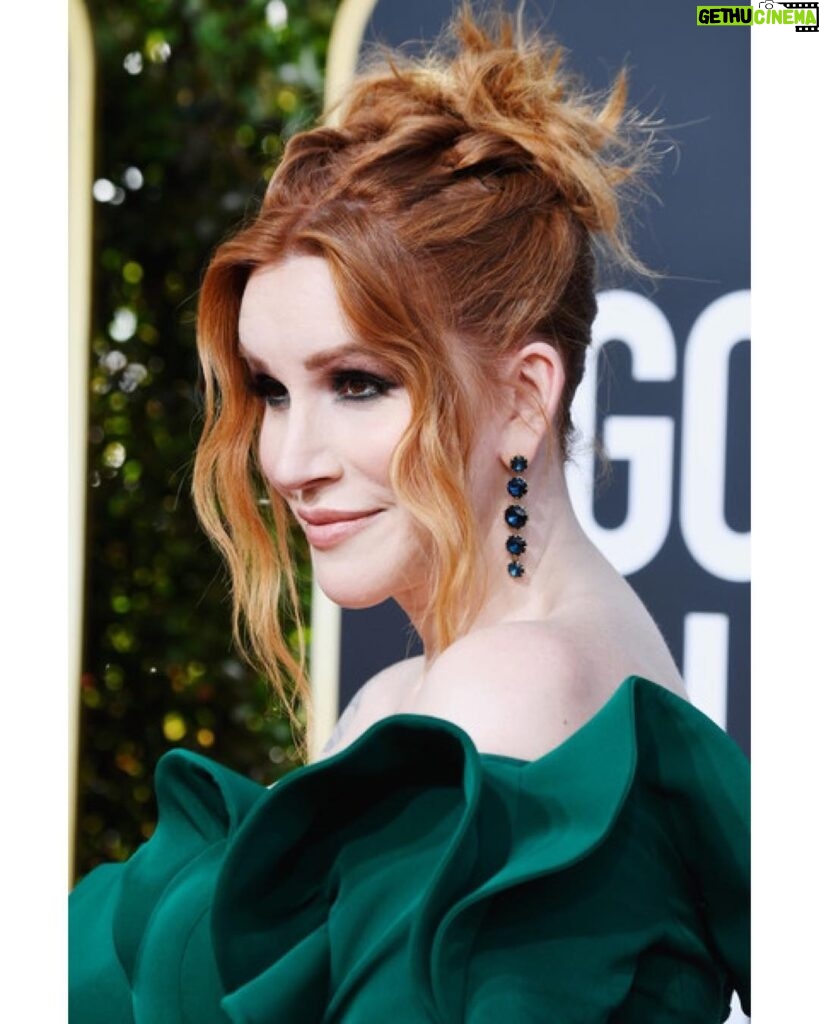 Our Lady J Instagram - What an incredible honor to be amongst all of the talent at the Golden Globes ceremony! Thank you @goldenglobes for nominating @poseonfx for best drama, and congratulations to all of the winners! And a very special thank you to my team for getting me red-carpet ready ♥ Hairstyling: @johnnystuntz Hair color: @colorbymattrez Hair cut: @buddywporter Makeup: @palomaromo_mua Stylist: @veronica.graye Dress: @fouadsarkiscouture Jewelry: @mahrukh.akuly.jewelry Surgery: @drharrisonlee @drmossi @drdonyoo Smile: @drdanib Photos: Frazer Harrison/Jon Kopaloff
