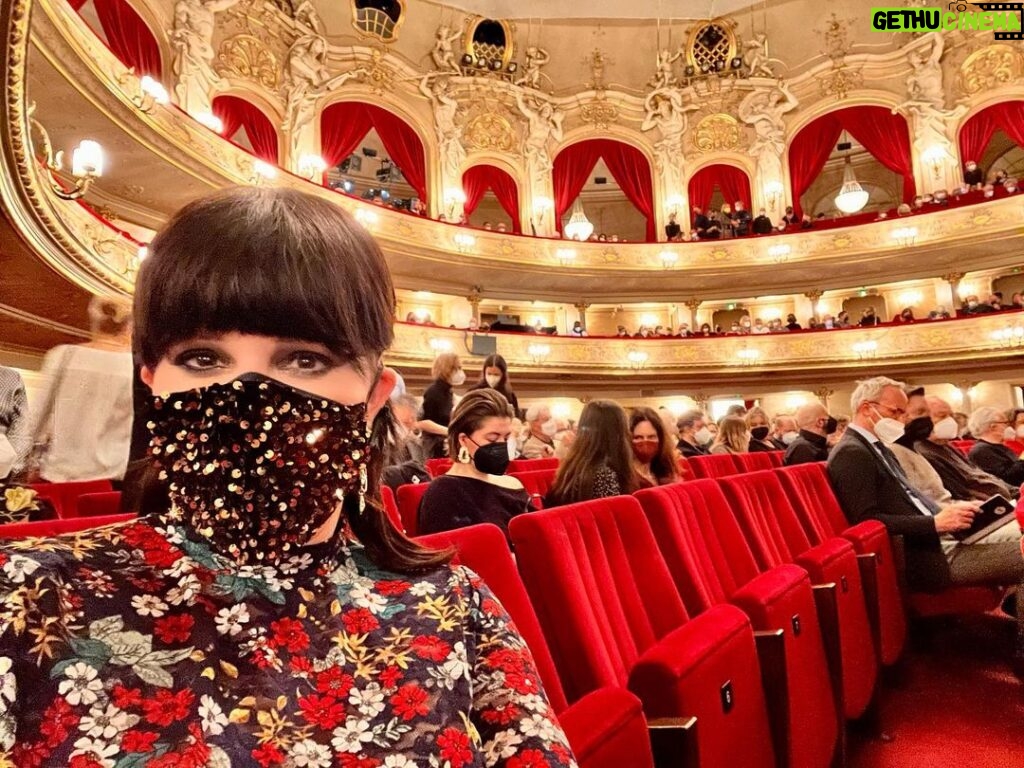 Our Lady J Instagram - Tchaikovsky, Opera, Berlin… smiling under two masks. #komisheoperberlin #tchaikovsky #eugeneonegin #opera #berlin #europetravel Komische Oper Berlin
