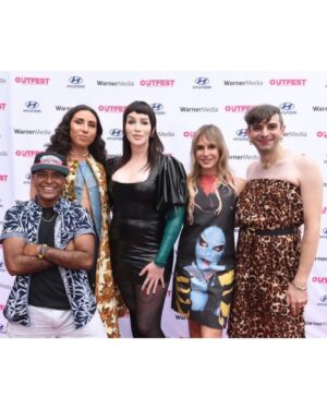 Our Lady J Instagram - Thank you Outfest for inviting me to speak and for giving me an excuse to wear some of the latex I stress bought during quarantine. Also, happy 43rd birthday to me!! 👠 (📷 Amy Sussman)