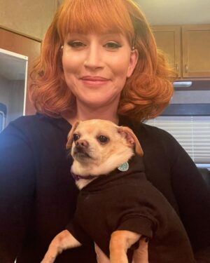 Our Lady J Instagram - Crawled out of my quarantine to shoot the series finale of @poseonfx, which I also co-wrote. Thanks to @barryleemoe for this @toriamos hair moment 🍄🌸🏳️‍⚧️⚡️👽🥓