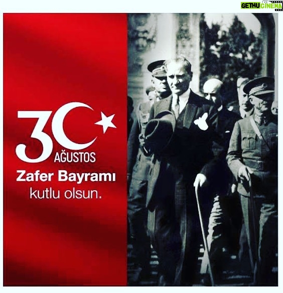 Oya Başar Instagram - 30 Ağustos Zafer Bayramı kutlu ve sonsuz olsun. 🇹🇷 #zaferbayramı #100yıl