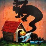 Ozan Dağgez Instagram - Where is Wolfy? @victor_castillo_art