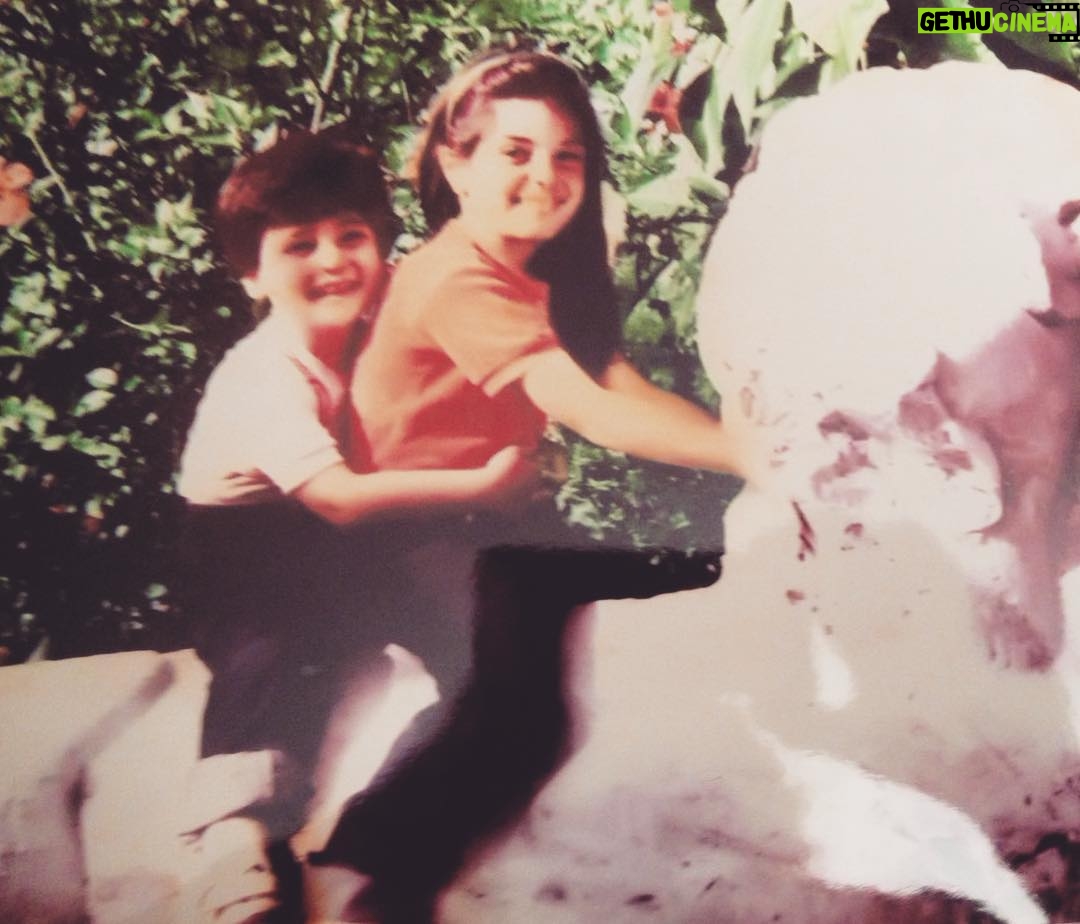 Ozan Dağgez Instagram - #ablakardeş #tbt #brotherandsister #summerof1985 @nihangider 😃 Istanbul, Turkey