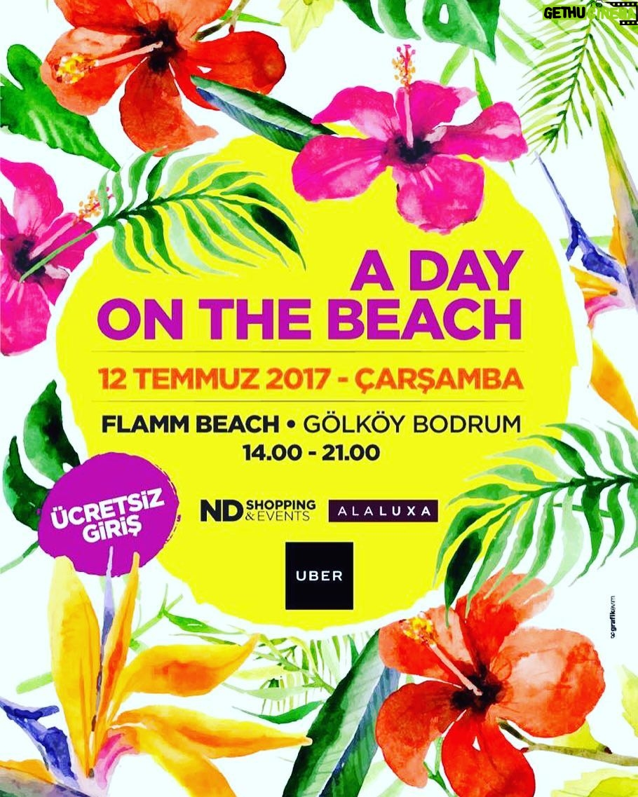 Ozan Dağgez Instagram - #12temmuz #adayonthebeach Bütün dostları bu güzel etkinliğe bekliyoruz ☀️😉 @lovecan_bag @nihangider @denizayazozer @bodrum_alisverisenligi