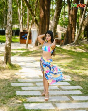 Pallavi Mukherjee Instagram - Time for sun, sand, fun 🏖☀️

@fairplay_india 

Wearing @angelcroshet_swimwear 💙

📷 @patu38 

 #thisisthelife
#phuketthailand
#grwm #fpexclusive
#beachparty
#fairplayindia 
#beach #summer #sun
#sand #champagne
#beachlife #waves #travel