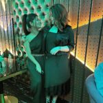 Pallavi Mukherjee Instagram - Be such a beautiful soul that people crave your vibes - and you are an example @mahimachaudhry1 ♥️♥️ And m still vibing on " dil hai tumhara " ♥️♥️ Grand opening of @bangtan_lounge , what an amazing BangTan vibeee🔥 #party #mahimachaudhry #candidmoments #blackdress #ootd #partyvibes #groove #music #livelifetothefullest #moments