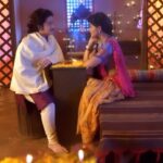 Pallavi Mukherjee Instagram - Glimpse of kesar and malerao 🤍 Keep watching #ahilyabaiholkar on @sonytvofficial #onscreen #romantic #kesar #sonytv #actresslife #lightscameraaction #loveislove #instadaily #actorlife #pallavimukherjee #barristerbabu #krishchauhan #blessed