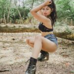 Pallavi Mukherjee Instagram - Tipsy on Dreams 🖤🫠 📷 @mannshindephotography #sunday #photoshoot #passion #dreams #mood #instagood #instafashion #ootd #instalove #photooftheday #forrest