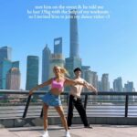 Pamela Reif Instagram - some unposted pics of my November ♥️ now I’m sick in bed, only dreaming about the gym, croissants, flowers and high heels 🤣🤌🏼 📍J Hotel in Shanghai Tower - the viewwwww is out of this world 🤤 on pic 2 it’s the highest building behind me & on pic 4 you’re standing inside of it 👀 PS: how GOOD was his dance (3), considering I spontaneously asked him to join me? 🥹