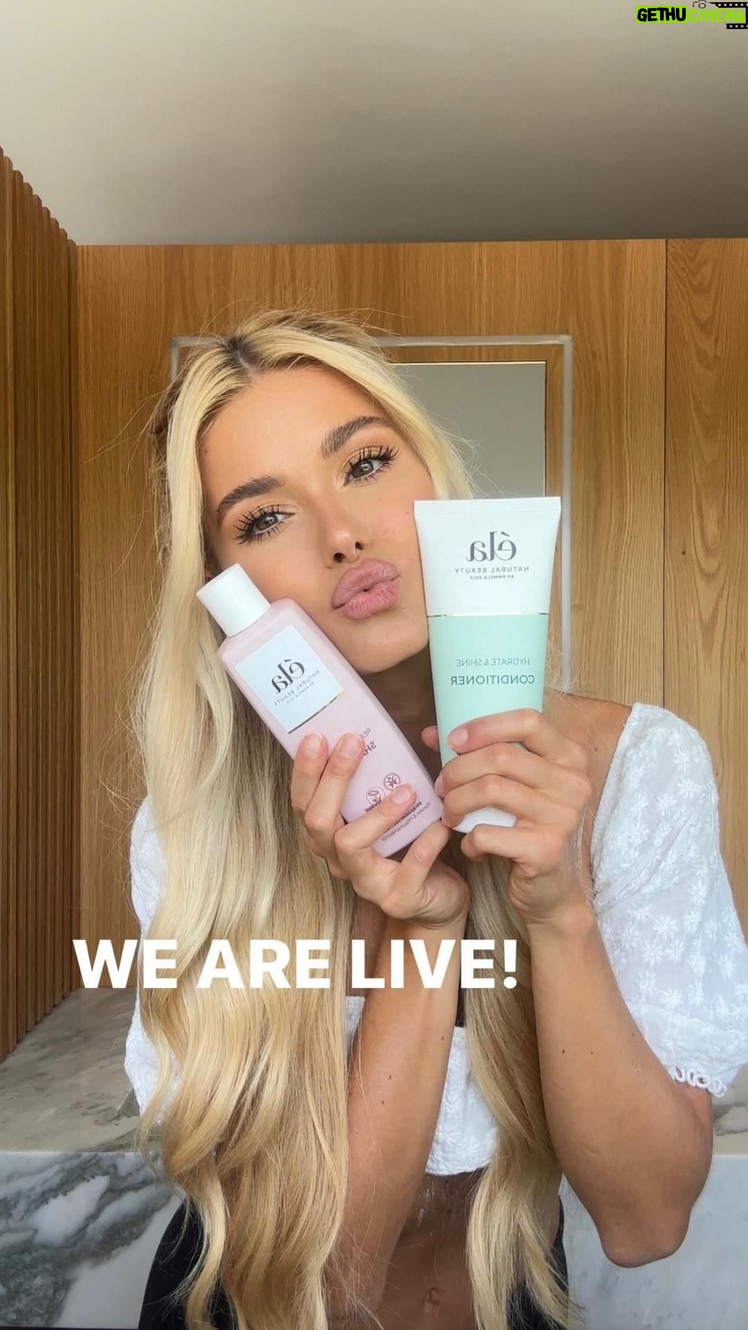 Pamela Reif Instagram - WE ARE LIVE 🥹🧴have a look at my 10 products for naturally strong and shiny hair on elabeauty.com. We ship to all European countries. Watch till the end to see feedback! ♥️♥️ 💡Philosophy: Our highest priority is „höchstmögliche Performance, so natürlich wie möglich“. Which means I always strive for the highest possible performance, while keeping the products as natural as possible. Taking responsibility for your body, hair and health - while still having a „hairdresser“ performance and shiny & strong hair. We pay big attention on ingredients and their longterm effects. 🌱Certifications: The majority of my range is certified natural cosmetics according to the COSMOS Standard by IONC, therefore without micro plastics, without silicons & they are dermatologically tested. All products (except for the baby hair wax) are certified vegan. 🧴10 products: Especially designed for different hair needs. We have 2 types of shampoos, 2 types of conditioners, 2 types of dry shampoo powders & 2 types of additional care (hair serum and hair oil), a volume powder and a baby hair wax. 👃🏼The scent: According to the COSMOS standard the éla fragrance is made from natural sources. Even if you read „perfume“ on the ingredient list, it’s not a synthetic perfume. Our natural scent consists out of essential oils, extracts from real vanilla beans, extracts from real cocoa beans, and so on. éla smells powdery, soft and sweet-ish. Some say it smells so delicious, they want to want to put it on their porridge :D 📱www.elabeauty.com #elabeauty #elanaturalbeauty #pamelareif #nowavailable #daswirdhaarig #ichfreuemich