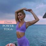 Pamela Reif Instagram - New videeeooooo 📺 12min Power Yoga 🫶🏼 dip into (purple) heaven with me! This routine is filled with lots of creative (!) flows, that challenge your strength, muscles & flexibility at the same time 💪🏼 perfect to build power, while still getting the wonderful benefits of a yoga / pilates style routine. How to use this video: 1. Add a SLOW WORKOUT DAY to your hardcore week. 2. Improve your POSTURE and help back pain. 3. RELAX after a long day or an intense workout 4. WARM UP with his video or WAKE UP in the morning with some me-time :) 5. PREVENT stiffness, ease sore muscles and keep your body flexible 6. SMOOTHEN your stiff body after sitting a lot behind your laptop! xxxxxx #pamelareif #workout #fitness #yoga #newvideo