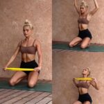 Pamela Reif Instagram - Upper Body + Booty Band 🤎🔥seems easy but is magic for your back & posture 🧷 save it for later! 📺 find the full 10min real-time Version in YT & comment if you tried it! This workout is not sweaty at all, it focusses on the strength and activation of your muscles, also great if you don’t have any heavy equipment at home. It burns like fireeee ☄️ If you are sitting a lot or have an office job, this should work great for you as well! - MAIN FOCUS: Back, Shoulders + Posture - SECONDARY MUSCLES: Core / Abs, Triceps, Biceps 1. START YOUR GYM WORKOUT with this video for muscle activation. Makes such a difference once you grab heavy weights! 2. DO IT AT HOME for minimal equipment & maximum burn. 3. You can INCREASE INTENSITY by using a stronger Booty Band or 2 at once. 4. Use it as a BURN OUT in the end of any session. 🎵 My Love by @leighannepinnock & @ayrastarr #pamelareif #workout #fitness #upperbody #muscle