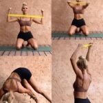 Pamela Reif Instagram - Upper Body + Booty Band 🤎🔥seems easy but is magic for your back & posture 🧷 save it for later! 📺 find the full 10min real-time Version in YT & comment if you tried it! This workout is not sweaty at all, it focusses on the strength and activation of your muscles, also great if you don’t have any heavy equipment at home. It burns like fireeee ☄️ If you are sitting a lot or have an office job, this should work great for you as well! - MAIN FOCUS: Back, Shoulders + Posture - SECONDARY MUSCLES: Core / Abs, Triceps, Biceps 1. START YOUR GYM WORKOUT with this video for muscle activation. Makes such a difference once you grab heavy weights! 2. DO IT AT HOME for minimal equipment & maximum burn. 3. You can INCREASE INTENSITY by using a stronger Booty Band or 2 at once. 4. Use it as a BURN OUT in the end of any session. 🎵 My Love by @leighannepinnock & @ayrastarr #pamelareif #workout #fitness #upperbody #muscle