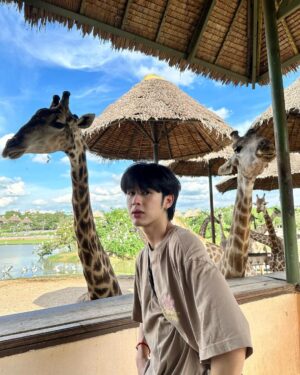 Pao Piched Jongjaihan Instagram - 🐒 ลิงน้อยกับนีราฟ 🦒
.
📸 : @aum.chld