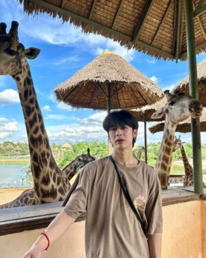 Pao Piched Jongjaihan Instagram - 🐒 ลิงน้อยกับนีราฟ 🦒
.
📸 : @aum.chld