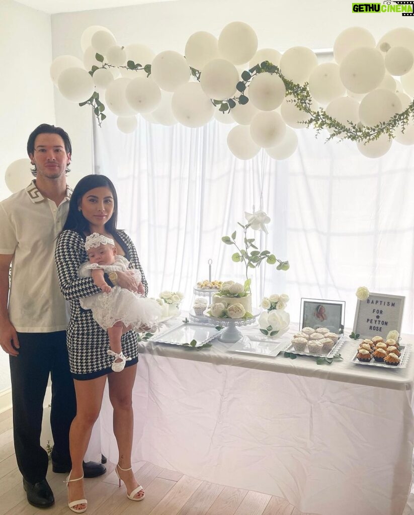 Paola Shea Instagram - My baby girl’s baptism!