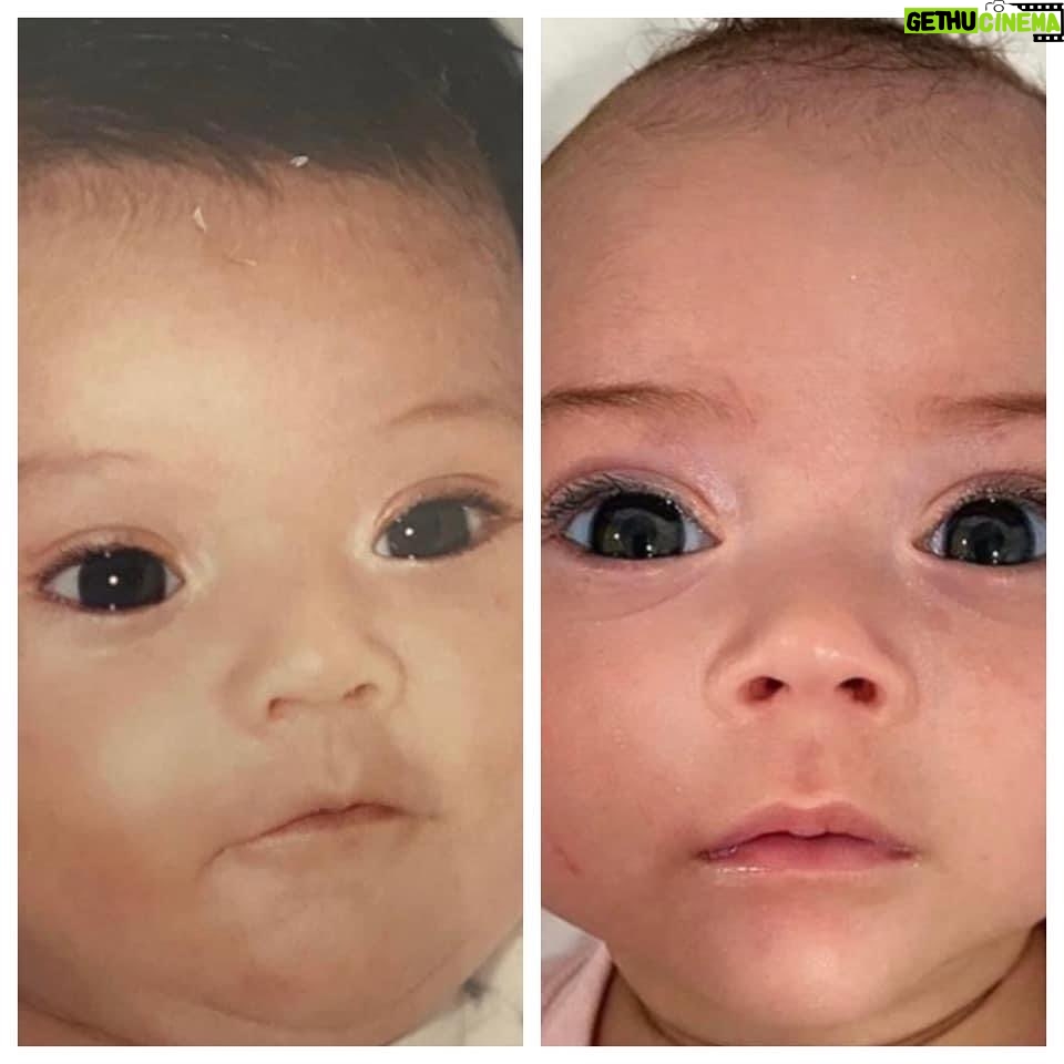 Paola Shea Instagram - Hmm do you see a resemblance? Mommy and daughter 👯♀️ swipe right! #myworld