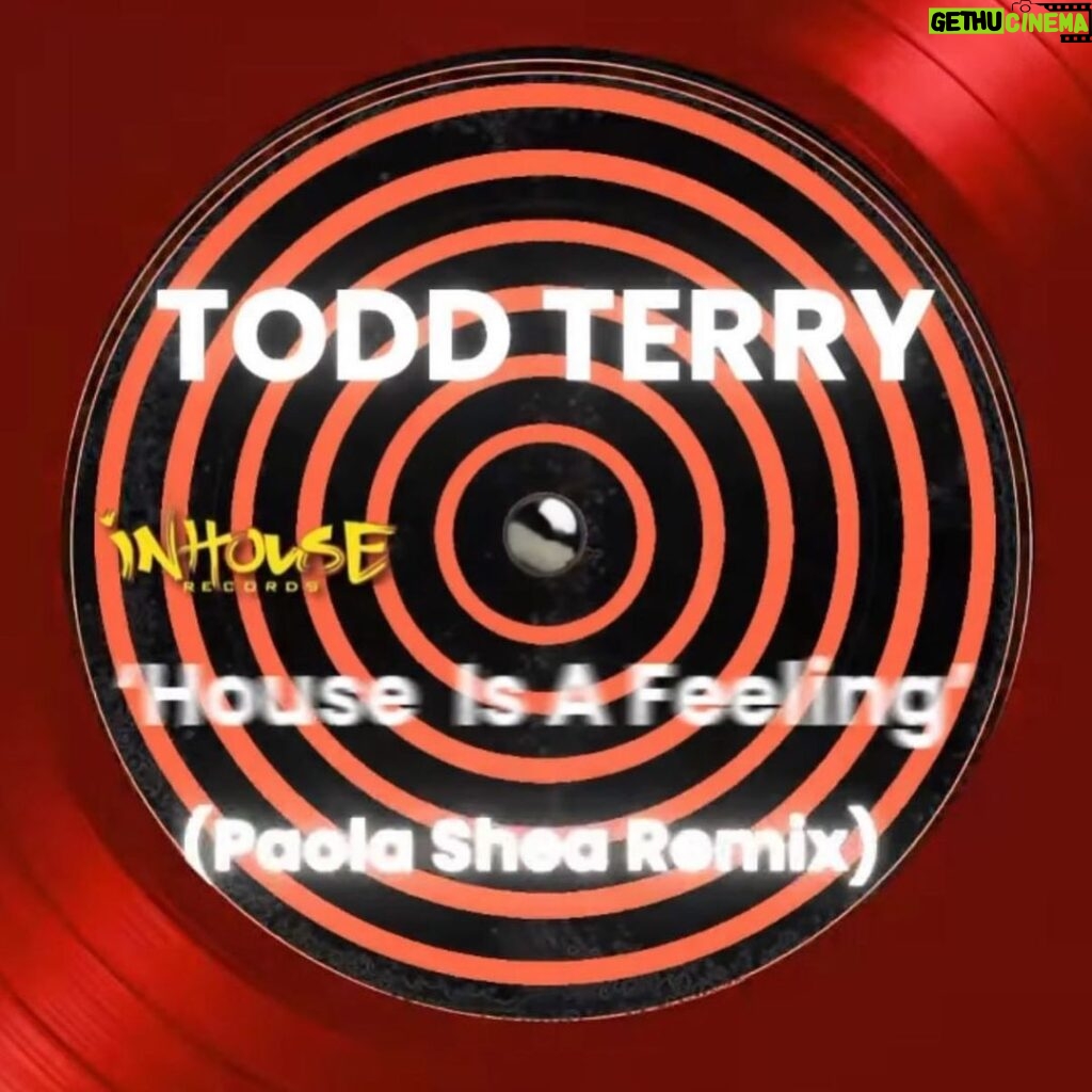 Paola Shea Instagram - House Is A Feeling Todd Terry (Paola Shea Remix) peep my link! In House Productions @djtoddterry