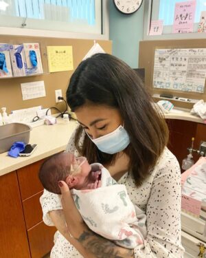 Paola Shea Instagram - Happy Mother’s day! It’s def. not the firs my mother’s day I expected but grateful for my little miracle baby. ❤️ #nicubaby  #preemiepower