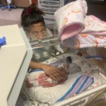 Paola Shea Instagram - My first time that I got to touch my baby today My 3 pound fighter came at 10:51 am this morning. It’s very tough for us to see her like this.She is super teeny but she super mighty. I don’t feel excited nor celebratory. I am more scared than anything seeing our baby like this. This has def. been a crazy rollercoaster from being high risk now seeing our baby in Nicu and def. the hardest thing I have gone through. It’s a feeling that people won’t understand unless you are in this situation and it’s hard to explain. We have 2 months of hospital journey with her until we are able to take her home and I was lucky enough to be able to hold her in for 13 days in the womb and we fought together but she was too excited to come out anyways. Keep our baby Peyton in your prayers.