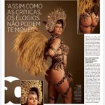 Paolla Oliveira Instagram - Hoje eu estou na capa da Segundo Caderno do jornal O Globo – eu nunca imaginei que uma onça inspirada em tantas mulheres incríveis como minha avó e Eloina dos Leopardos chegaria tão longe e eu receberia o carinho de tantos de vocês. Temos o vídeo mais visto do carnaval com mais de 60 milhões de visualizações, mais de 170 milhões de pessoas assistiram o conteúdo feito com tanta dedicação. Como eu disse a @mariafortuna27, as críticas e os elogios não podem nos paralisar ou nos mover. O ano está só começando, e vem aí Justiça, uma nova vida para desbravar. A palavra redescobrir, afinal, faz parte de meu vocabulário porque é preciso ir além. E, sim, o carnaval é parte de uma descoberta muito pessoal para mim. Obrigada! Fotos: @zabenzi e @fbvasconcellos