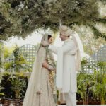 Parineeti Chopra Instagram - From the very first chat at the breakfast table, our hearts knew. Been waiting for this day for a long time .. So blessed to finally be Mr and Mrs! Couldn’t have lived without each other .. Our forever begins now .. 💖
