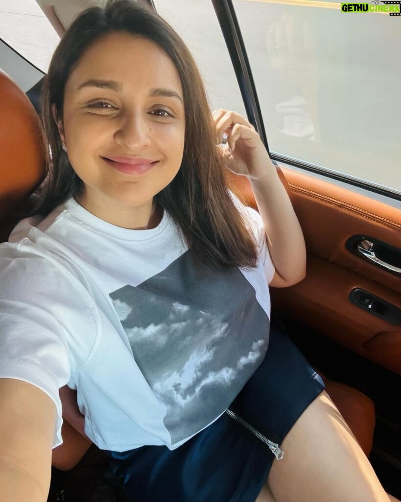 Parineeti Chopra Instagram - A girl who hates road trips but smiles for the gram.