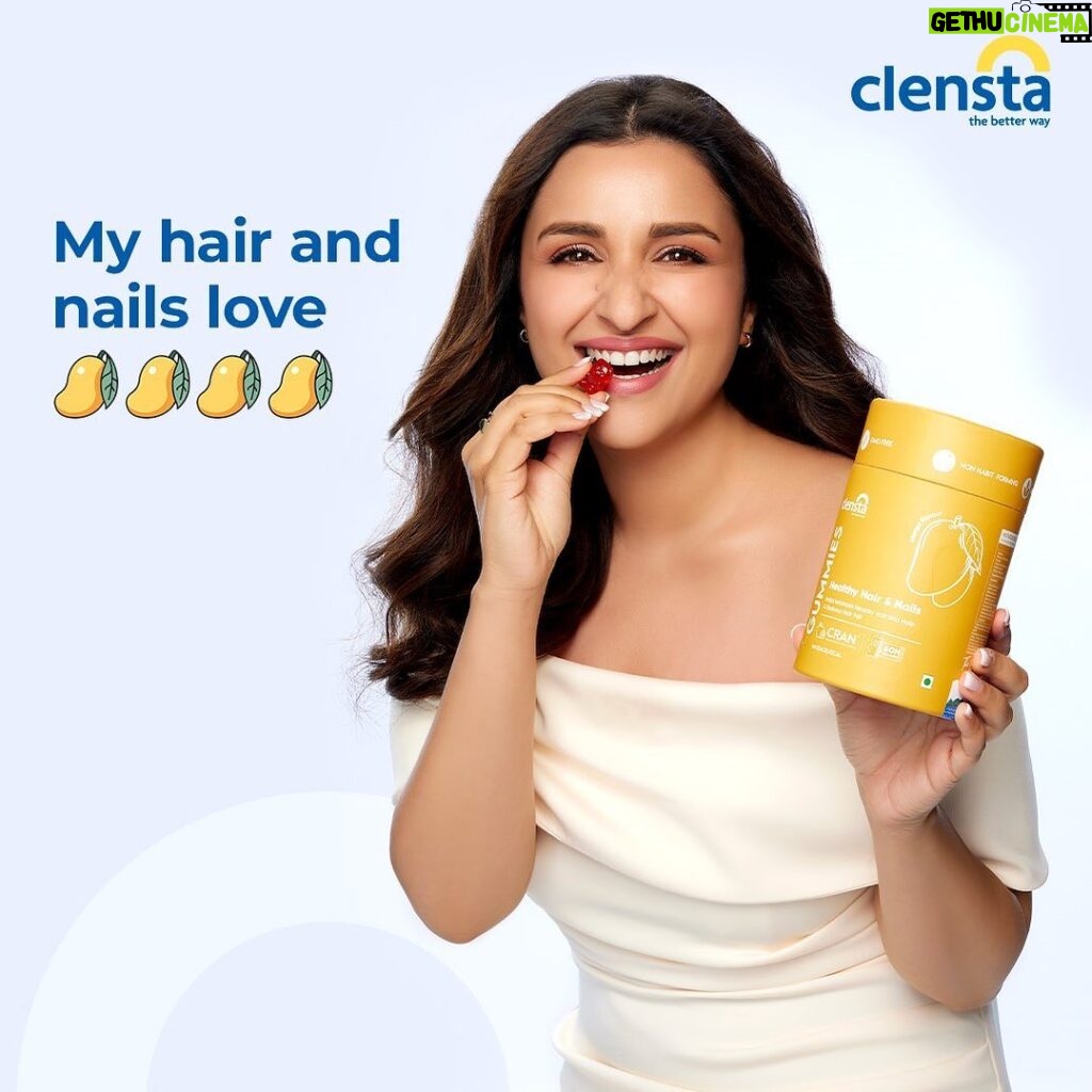 Parineeti Chopra Instagram - Sshhh, the secret to my healthier hair and nails is out. Forget all the good out there, do wellness #TheBetterWay. Click on the link in bio to shop now. #GoClensta